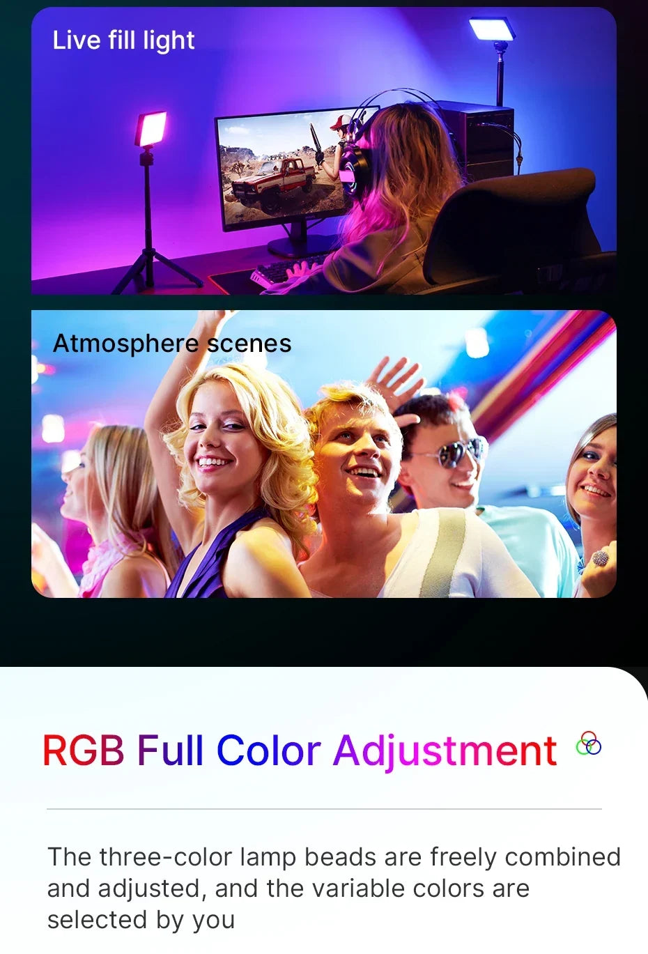 Ulanzi LT002 7" RGB Pocket Fill Light - Image 10