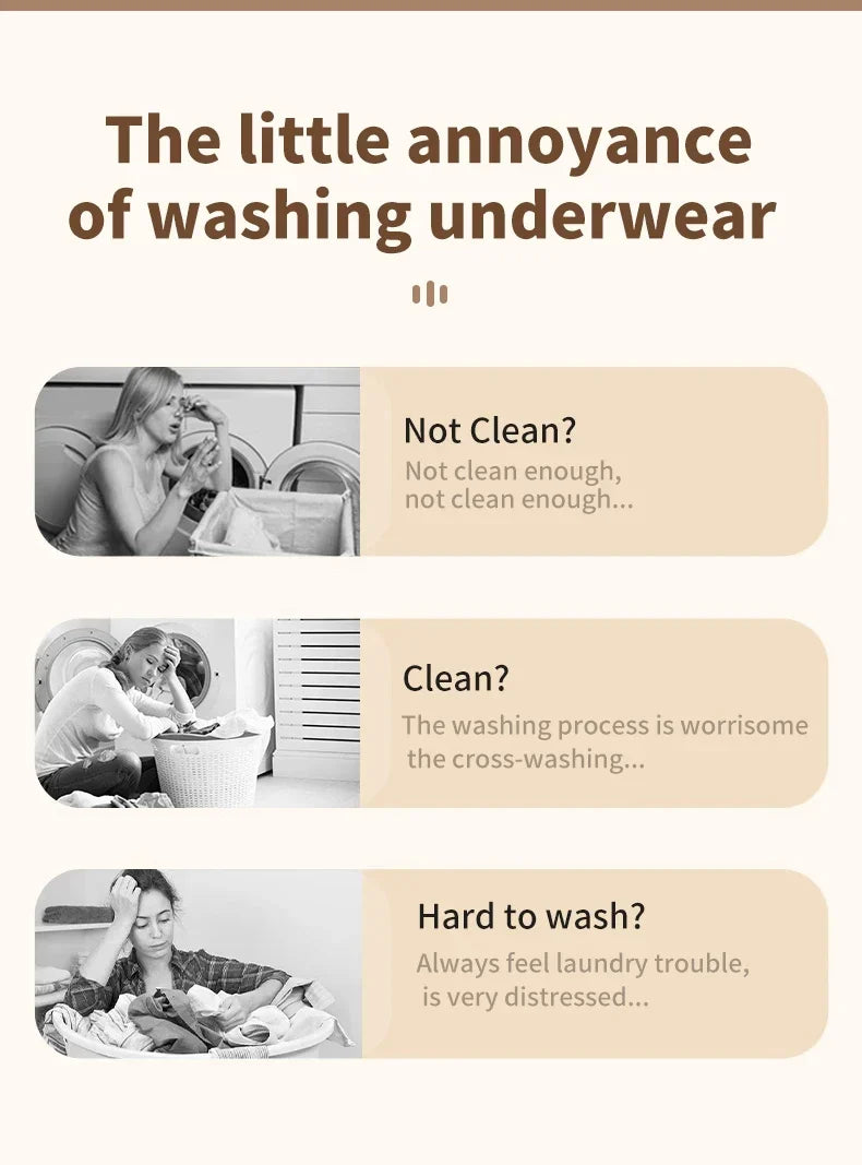 Small Washing Machine for Underwear Children's Clothes mini Washer fully automatic Portable Washing Machine - Image 9