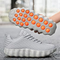 Men’s Breathable Running Cushioned Sports Sneakers - Gray A30