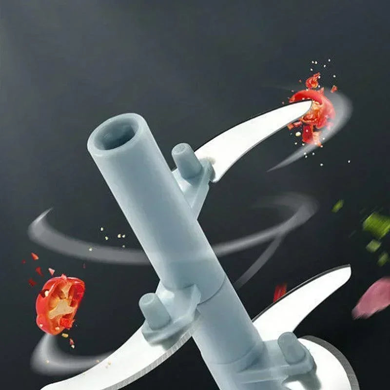 Manual Garlic Press & Multi-Function Food Chopper - Image 9