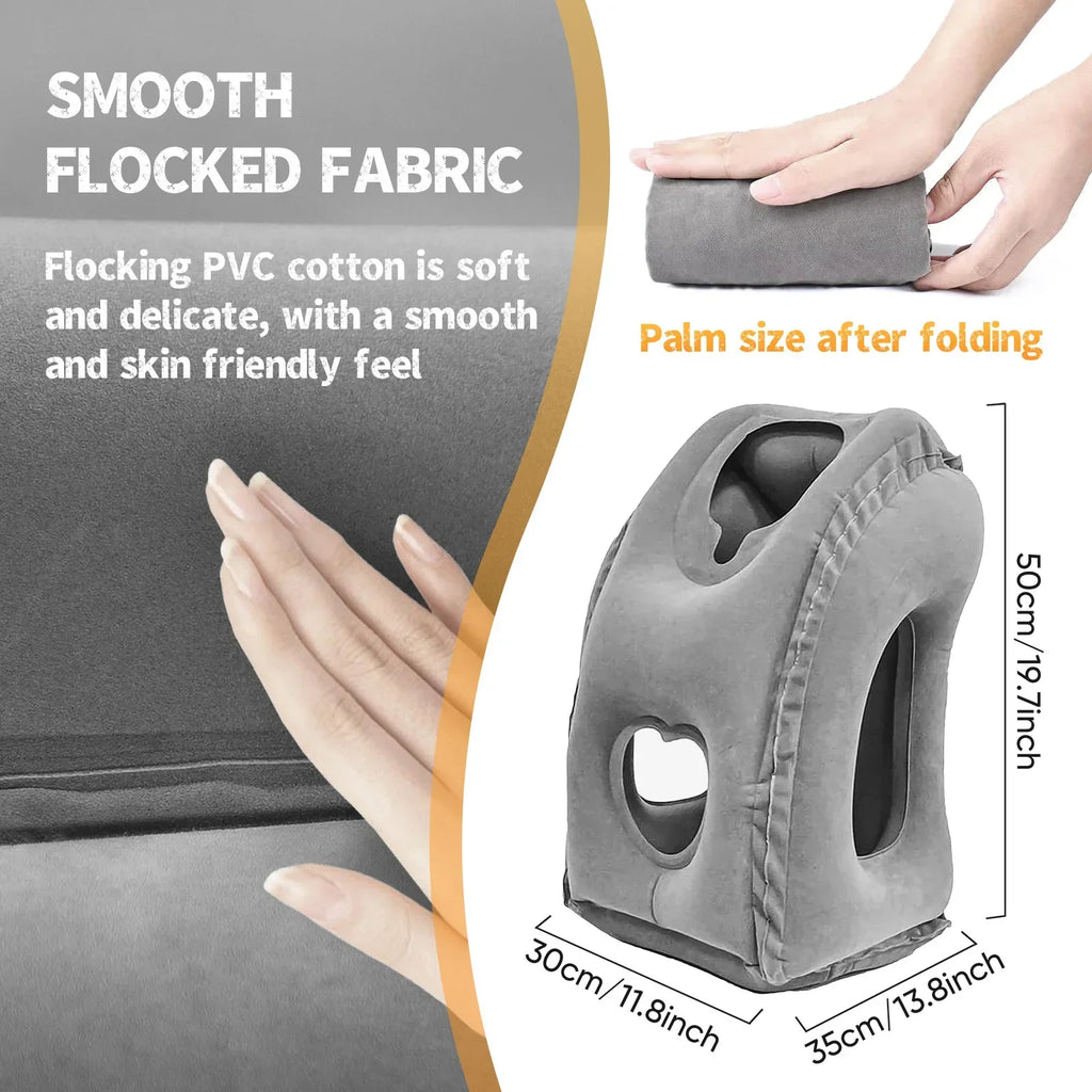 Inflatable Travel Pillow with Patented Valve - Image 4