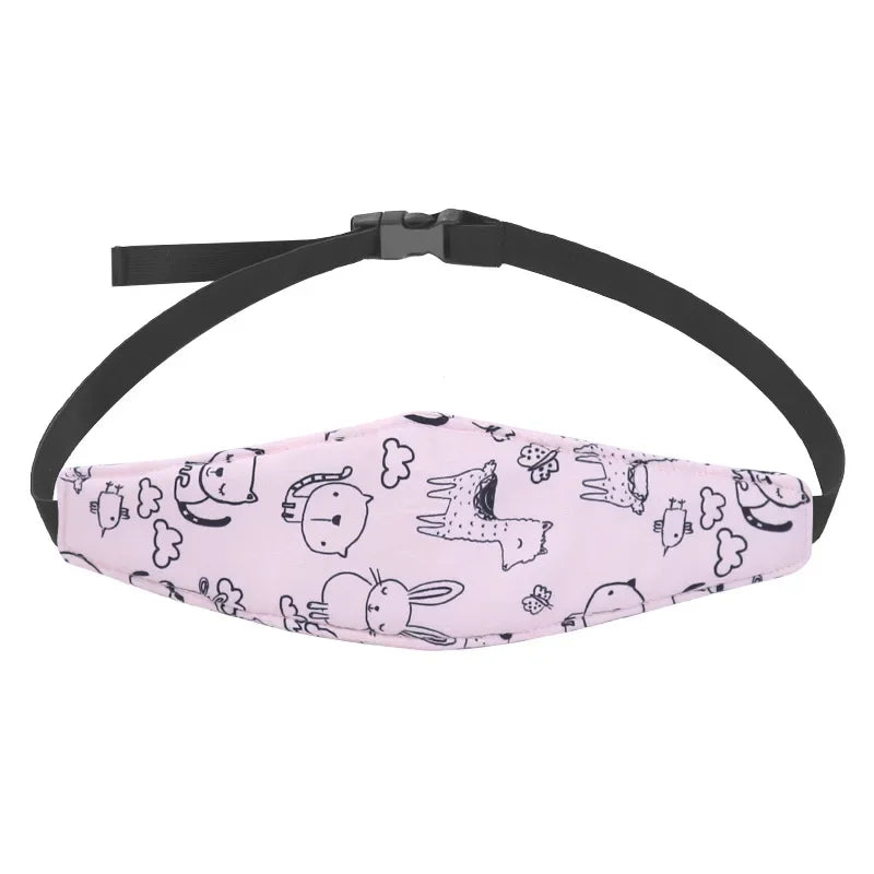 Baby & Toddler Car Seat Head Support - Pink