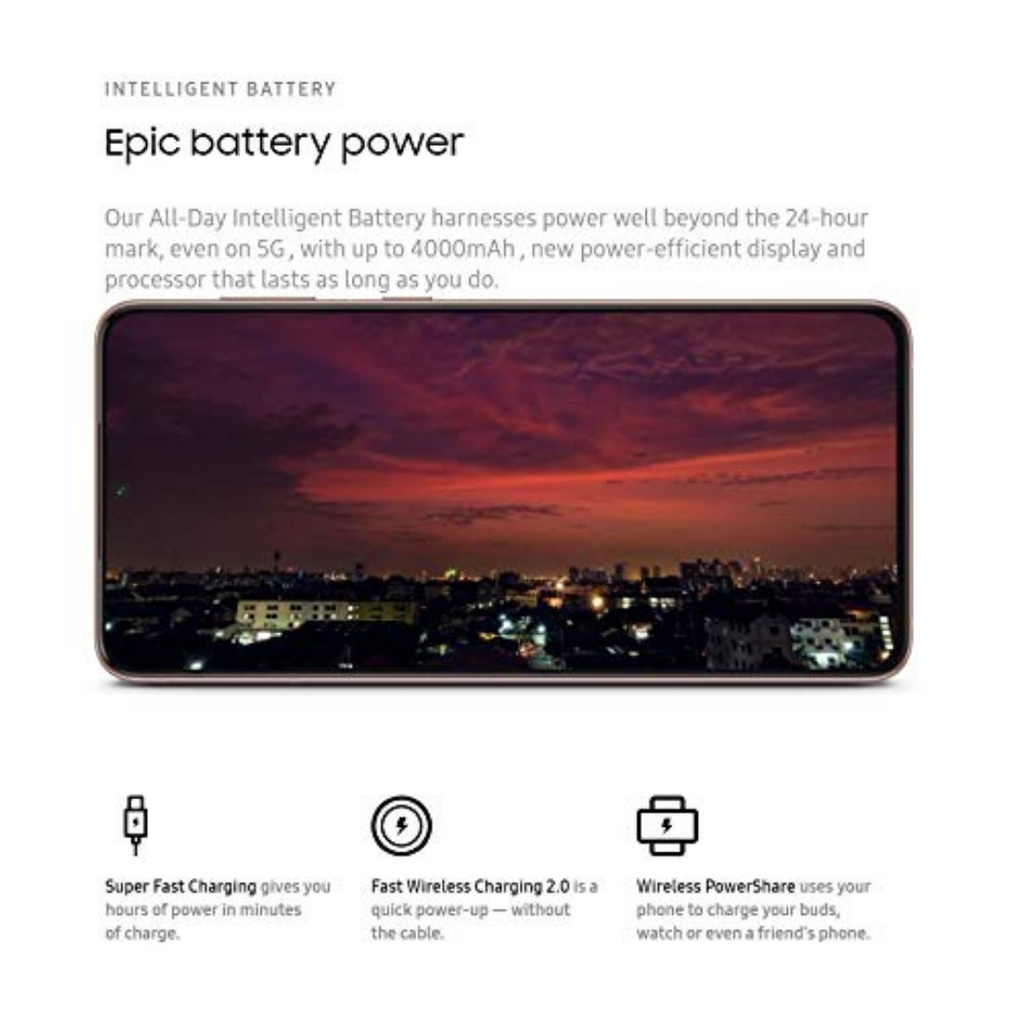 AT&T - Samsung Galaxy S21 5G - 128GB - Phantom Violet - SM-G991UZVAATT - Image 7