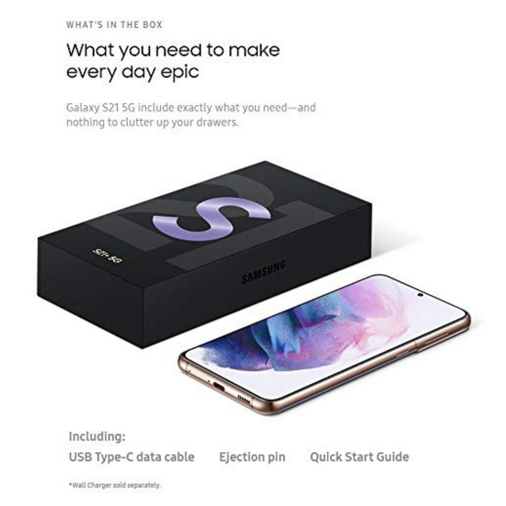 AT&T - Samsung Galaxy S21 5G - 128GB - Phantom Violet - SM-G991UZVAATT - Image 8