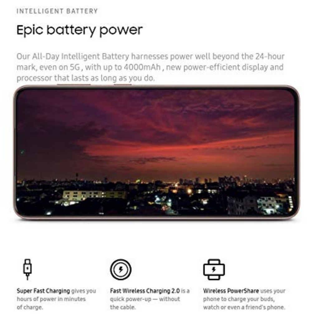 AT&T - Samsung Galaxy S21 5G - 128GB - Phantom White - SM-G991UZWAATT - Image 7