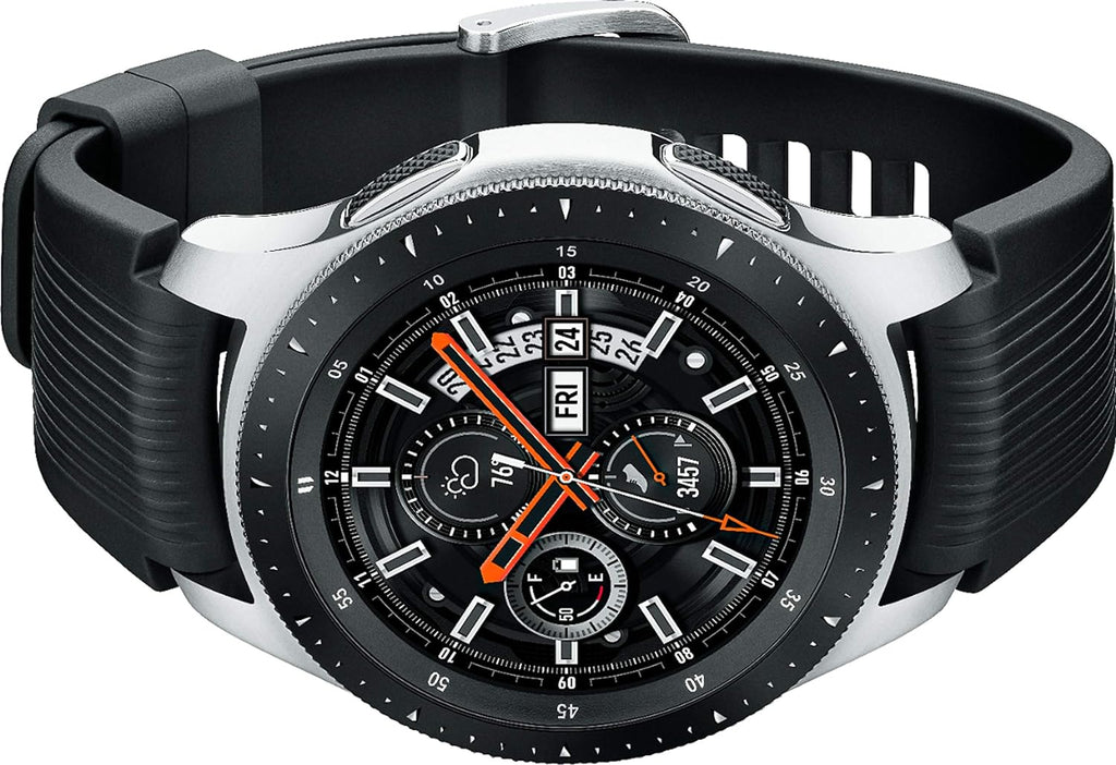 Samsung Galaxy Watch Smartwatch 46mm Stainless Steel - Silver - SM-R800NZSAXAR - Image 2