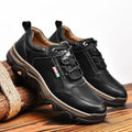 Men’s Business Casual Leather Loafers - black