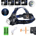 Super Bright LED Fishing Headlamp - With Battery