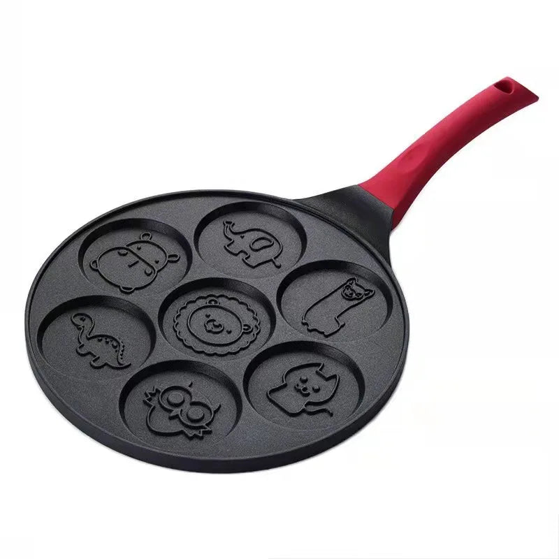 Seven-Hole Breakfast Nonstick Frying Pan - Image 10