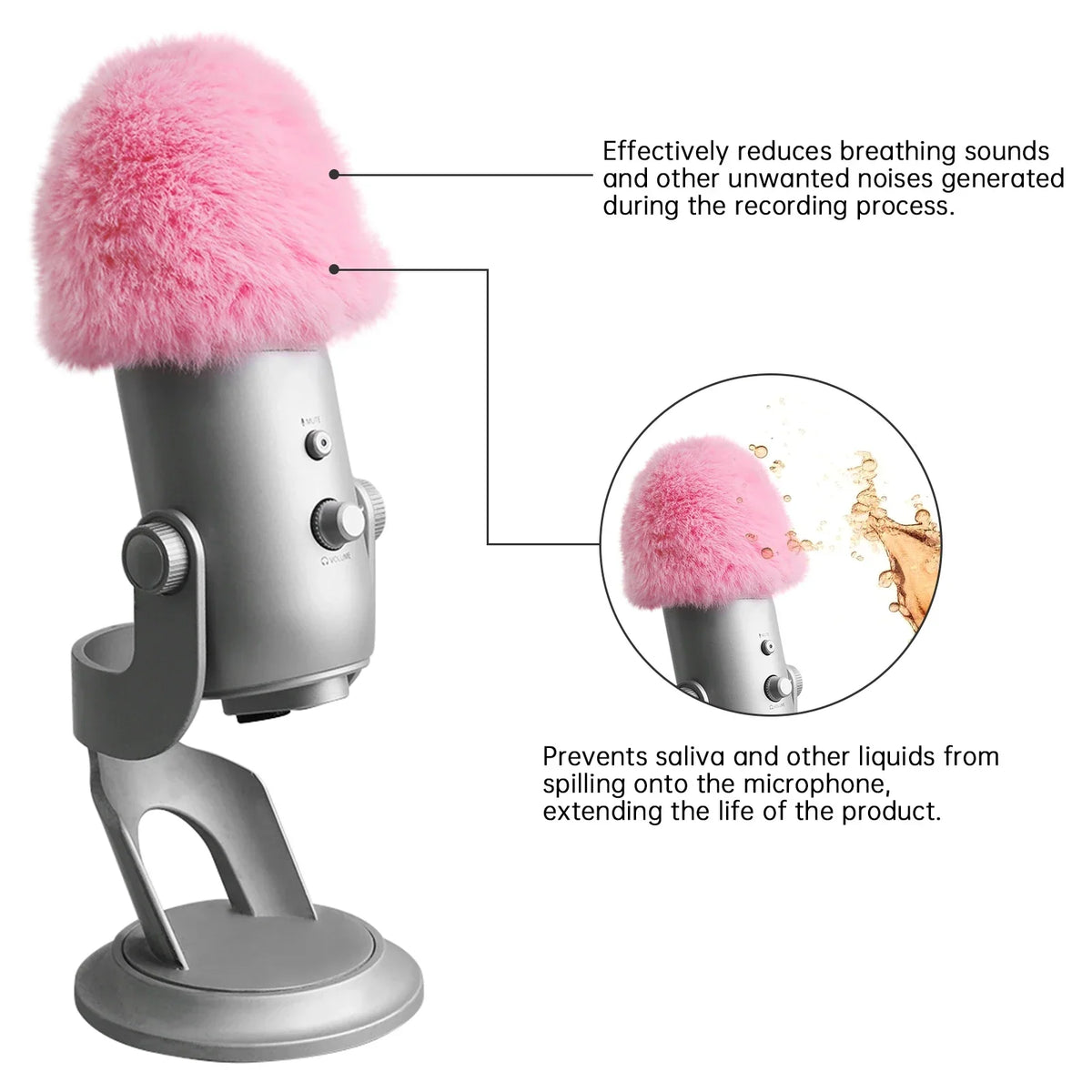 Mic Wind Cover Furry Windscreen Muff
