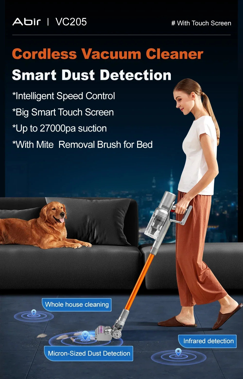 Cordless Handheld Vacuum Cleaner 27000PA - Image 5