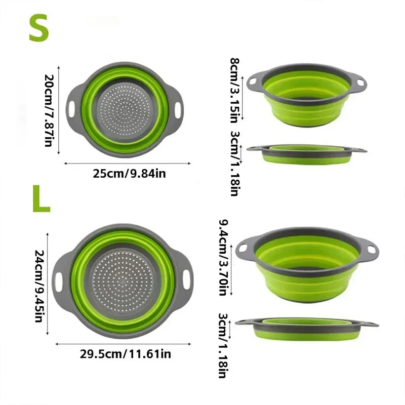 Silicone Folding Drain Basket - Image 6