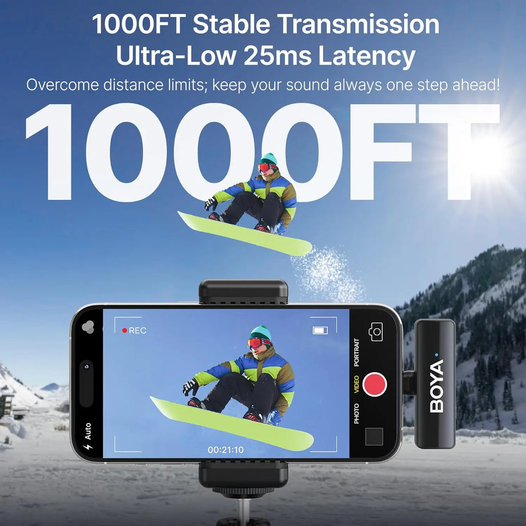 BOYA BOYALINK 2 Wireless Lavalier Microphone - Image 2