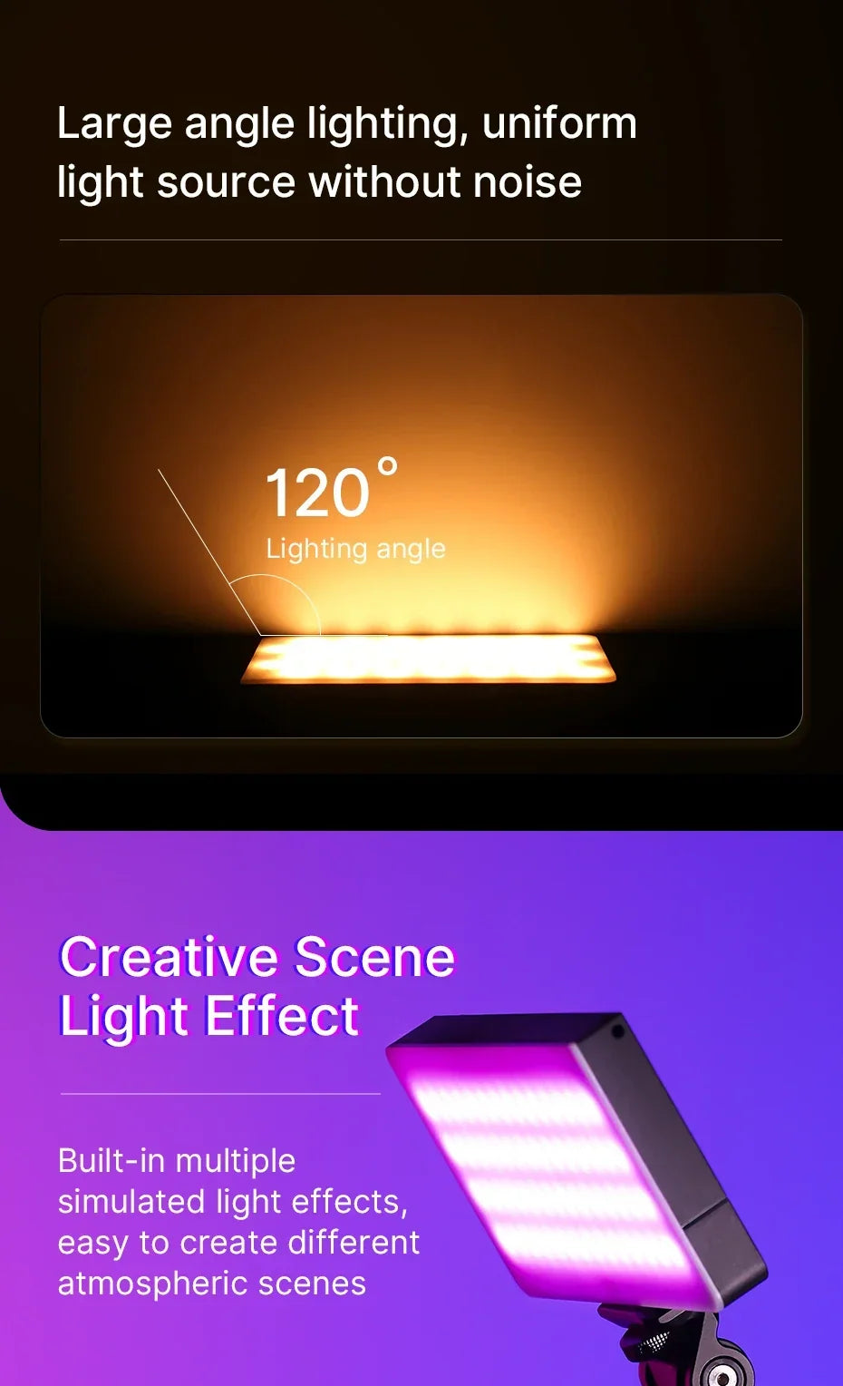 Ulanzi LT002 7" RGB Pocket Fill Light - Image 16