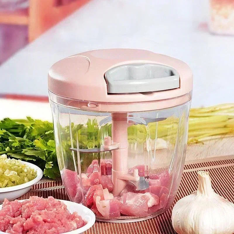 Manual Garlic Press & Multi-Function Food Chopper - Image 11