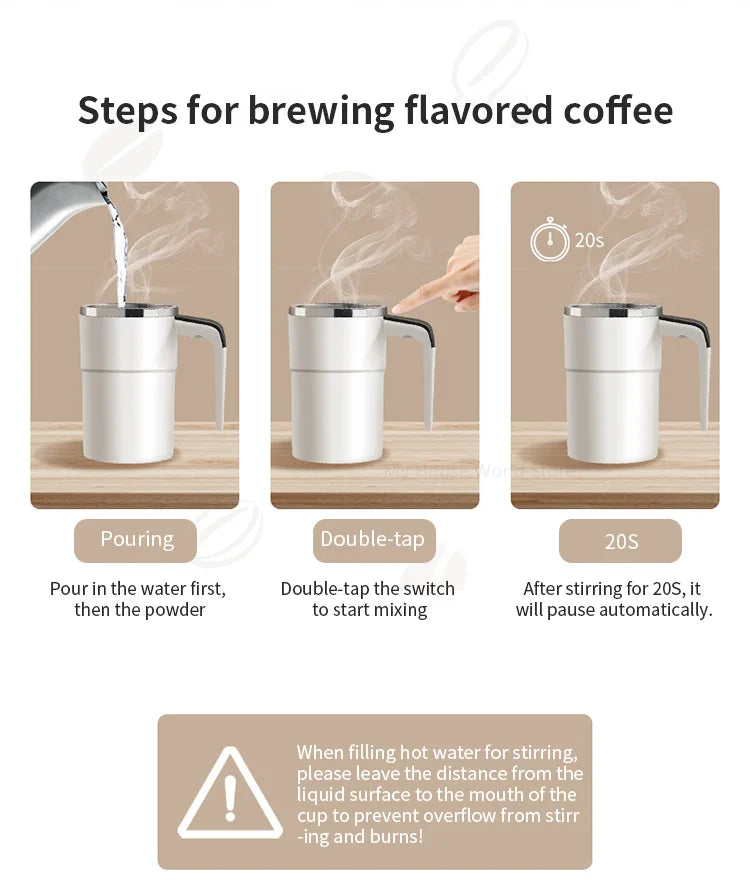 Automatic Self-Stirring Coffee Mug - Image 8