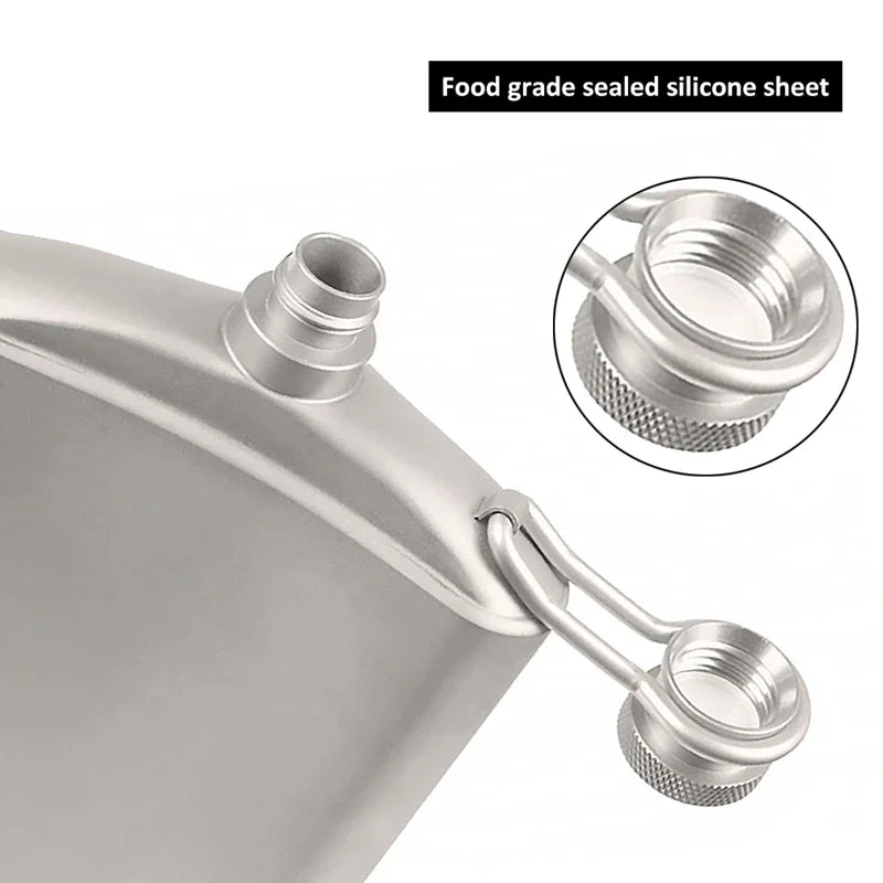 Pure Titanium Water, Wine & Coffee Bottle - Image 3