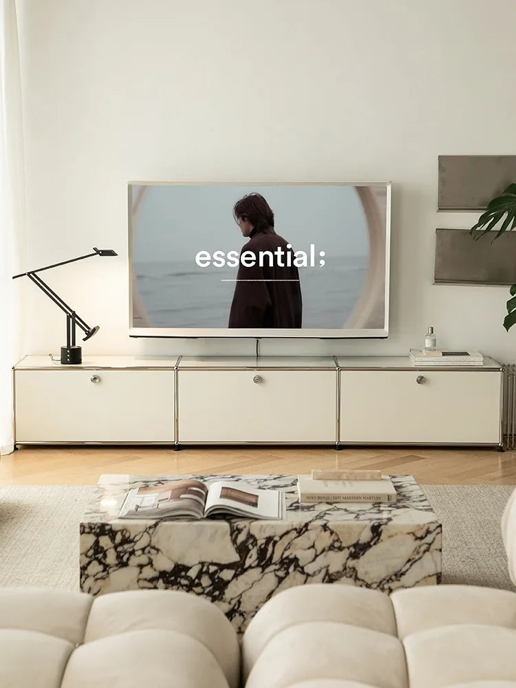 Modern TV Stand & Corner Storage Cabinet