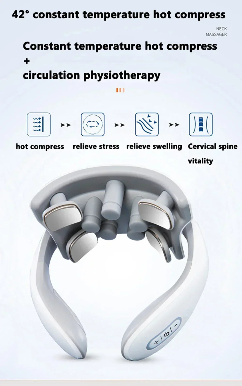 Heat Vibration Neck Massager - Image 16