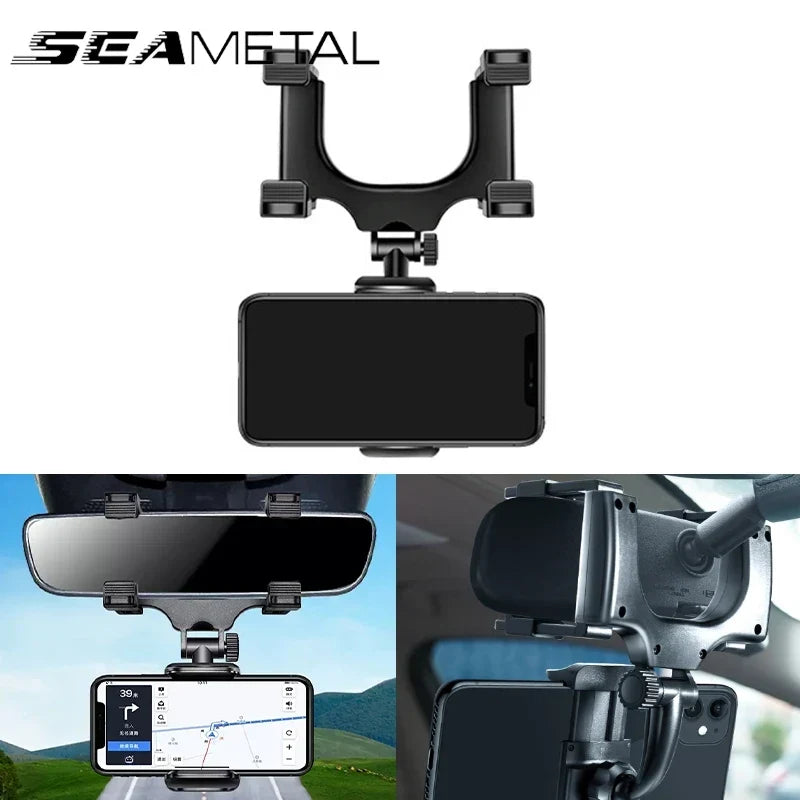 SEAMETAL Rearview Mirror Phone Holder for Car - Image 2