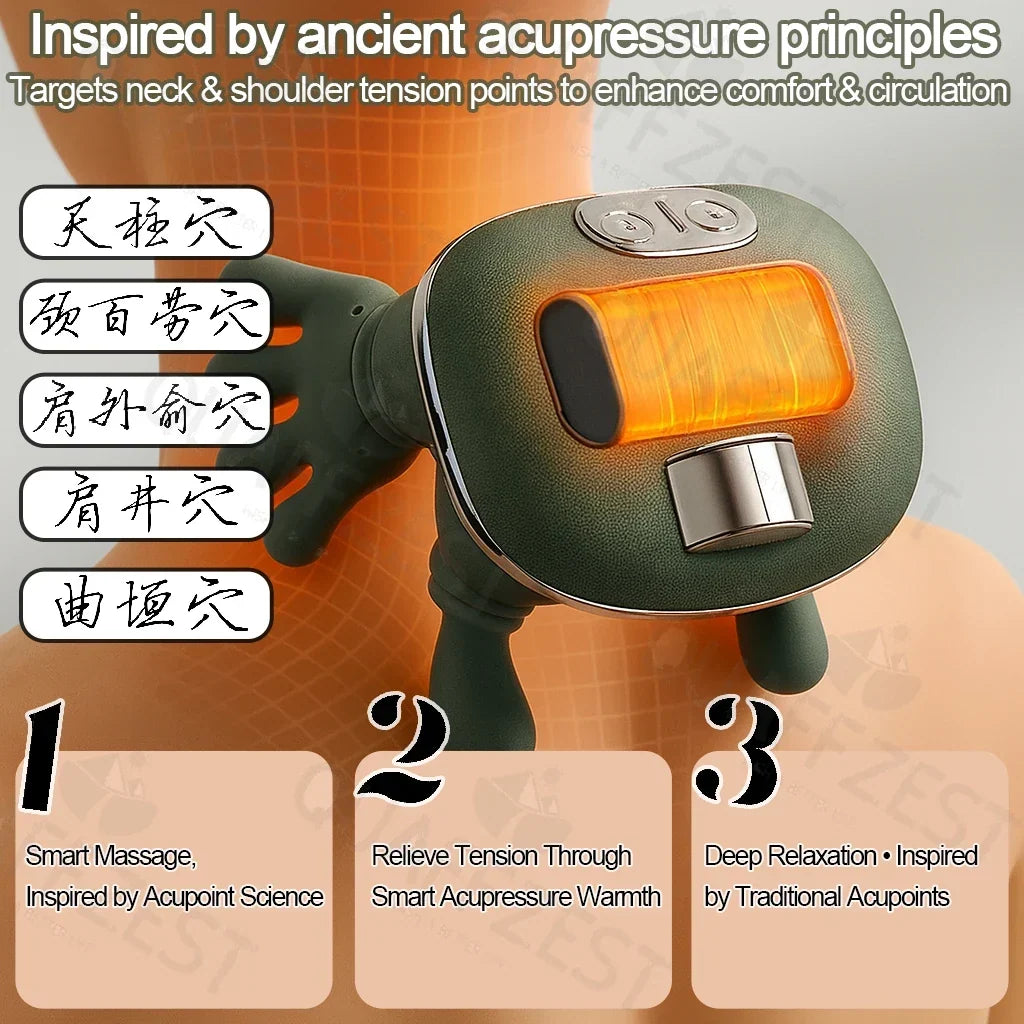 Electric Deep Kneading Neck Massager - Image 5