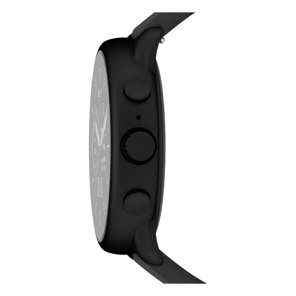 Fossil Unisex Gen 6 44mm Wellness Edition Touchscreen Silicone Smart Watch - Black - FTW4069V - Image 4