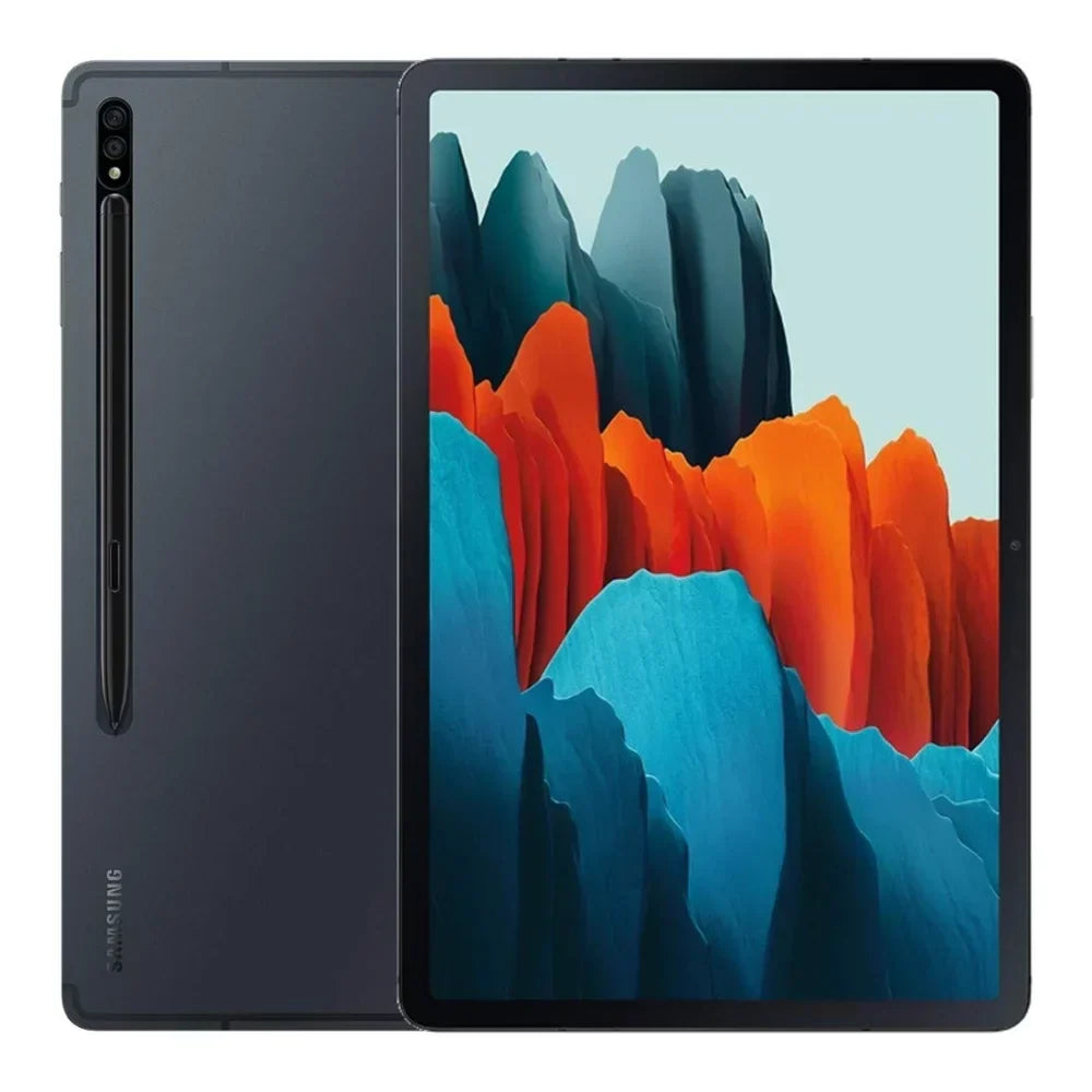 T-Mobile - Samsung Galaxy Tab S7+ (5G Tablet) LTE/WiFi  Mystic Black - 128GB - SM-T978UZKATMB