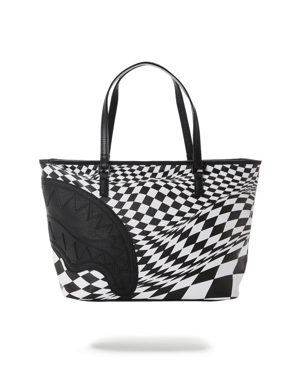 Trippy Check Tote - Image 5