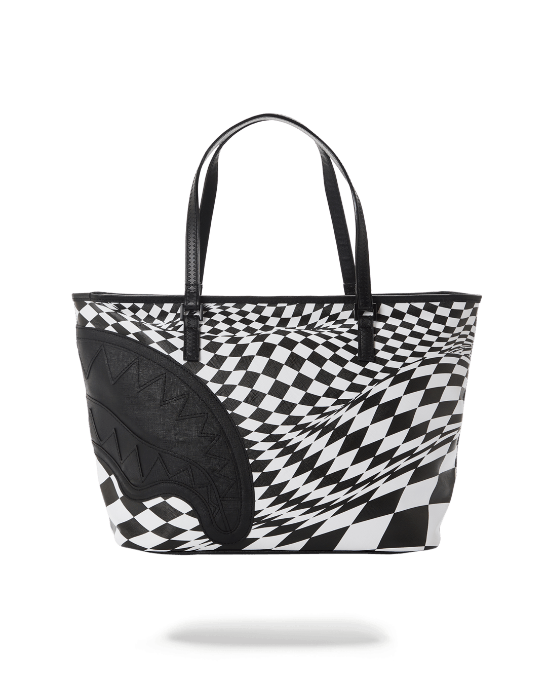 Trippy Check Tote - Image 5