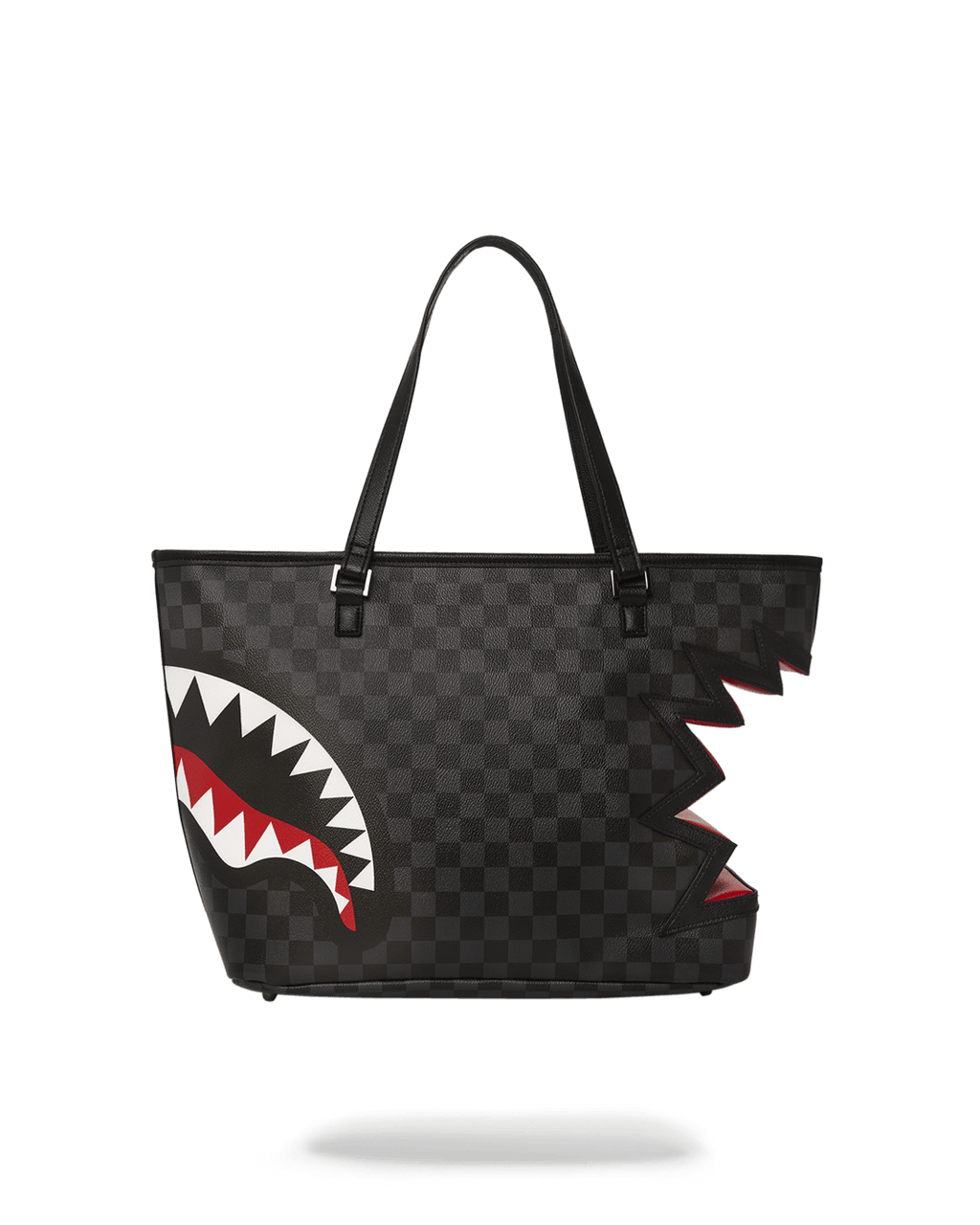 Shark Bite Sharks in Paris Gray Tote - Image 7