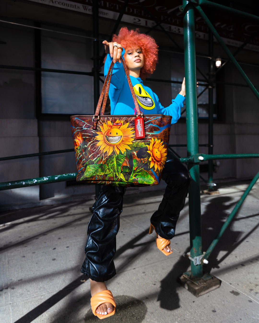 Sunflower Grin Ron English Collab Tote - Image 4