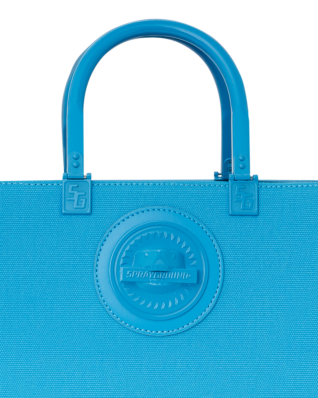 Heavy Metal Shark Blue Tortuga Tote - Image 11