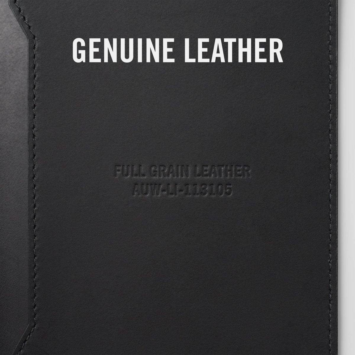 Passport Wallet - Midnight Black Leather - Image 10