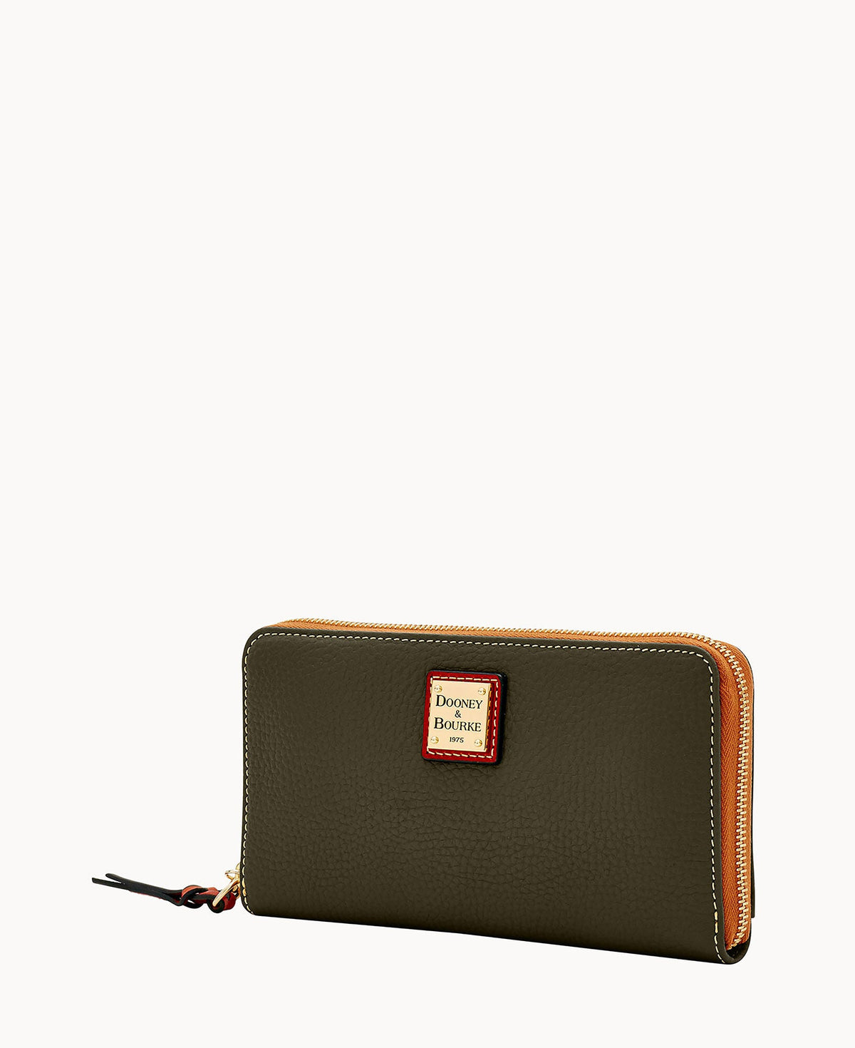 Pebble Grain Large Zip Around Wristlet - Image 71