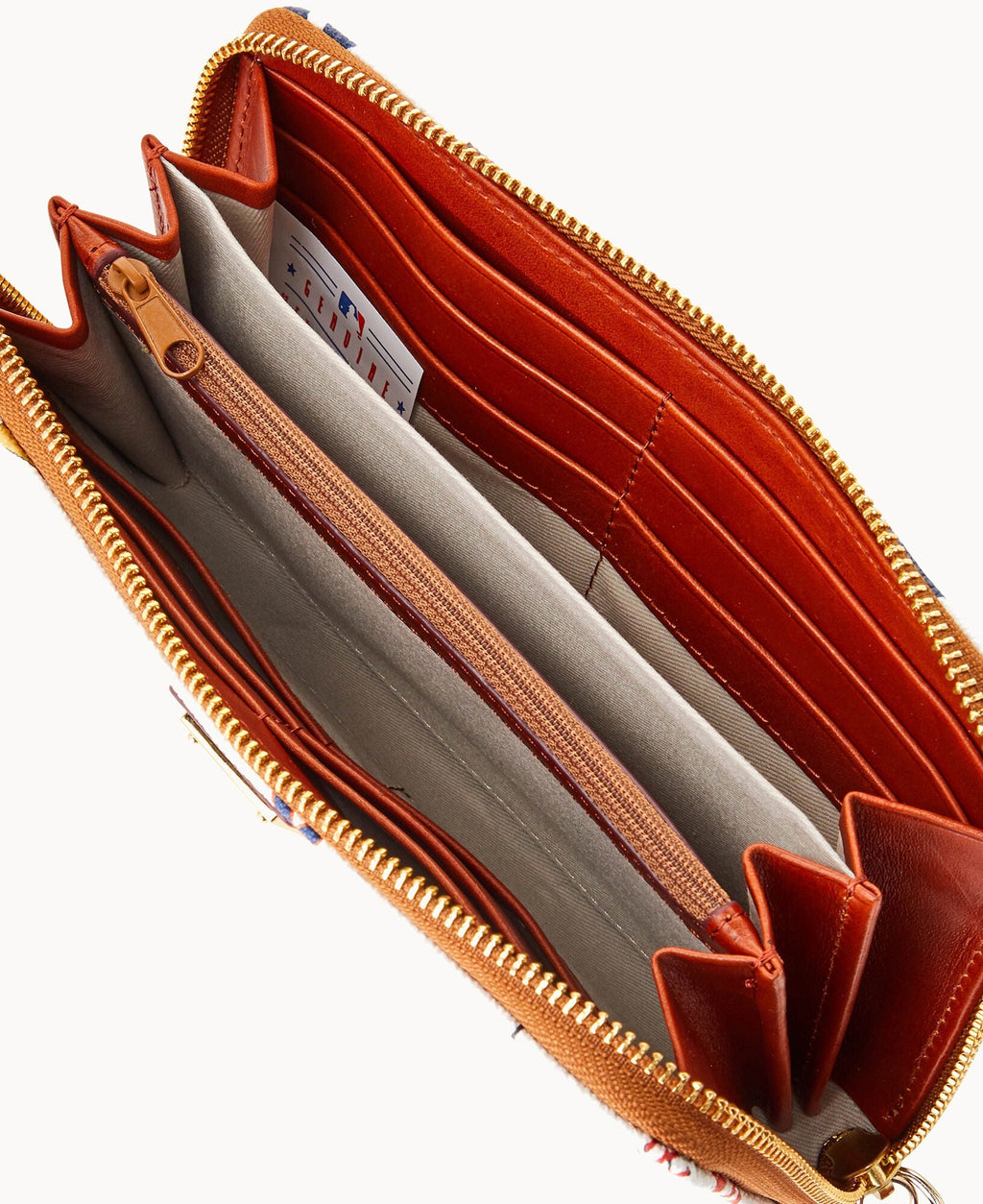 MLB Astros Large Zip Around Wristlet - Image 3