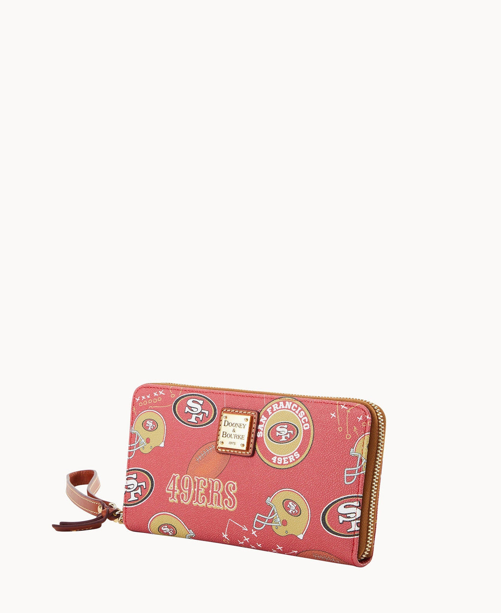 NFL 49ers Large Zip Around Wristlet - Image 2