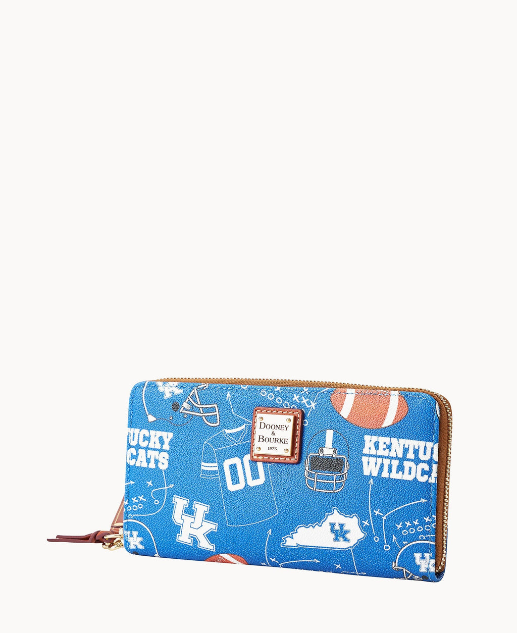 Collegiate University of Kentucky Large Zip Around Wristlet - Image 2
