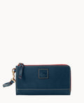 Florentine Folded Zip Wristlet - Teal