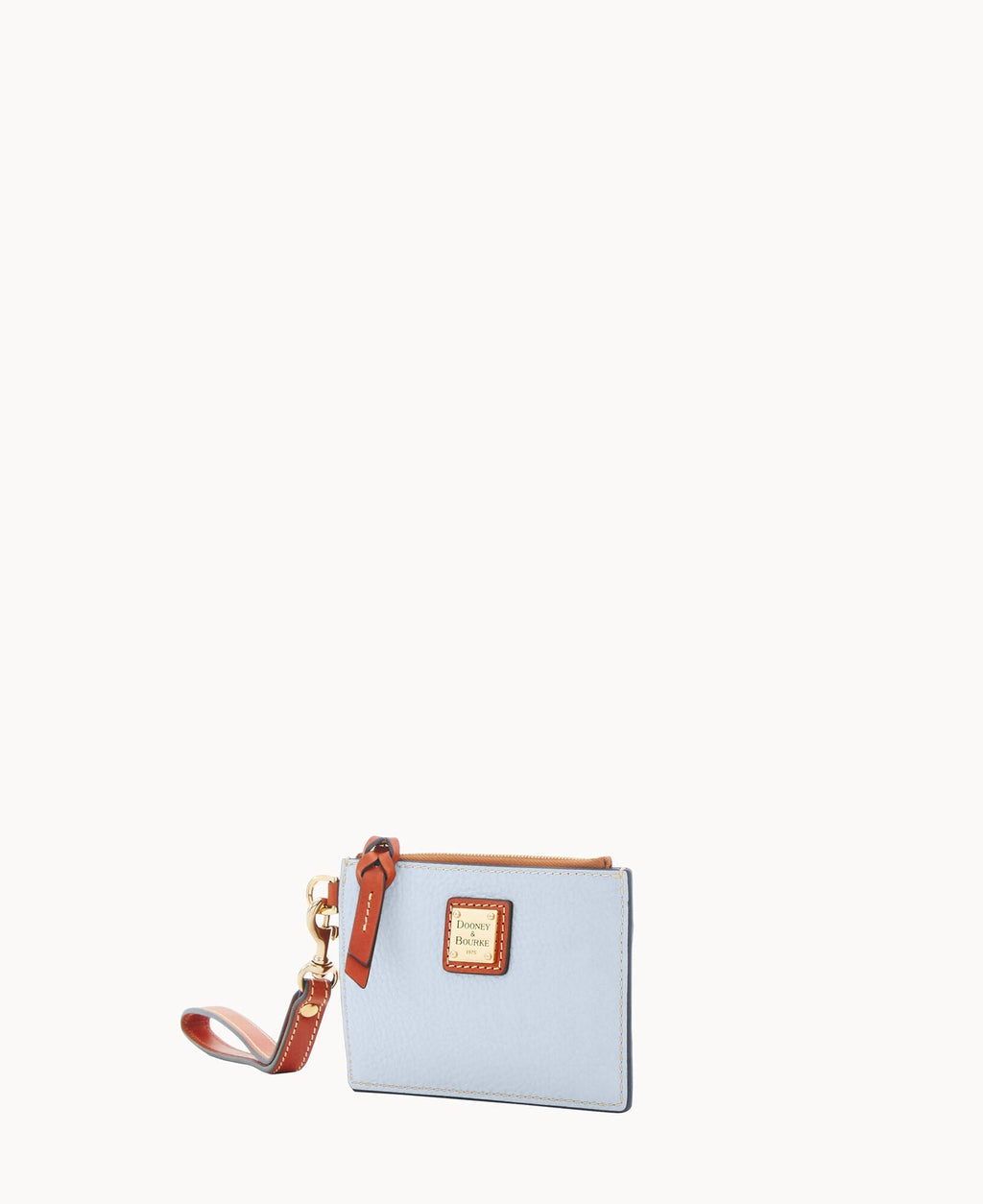 Pebble Grain Zip Top Card Case Wristlet - Image 137