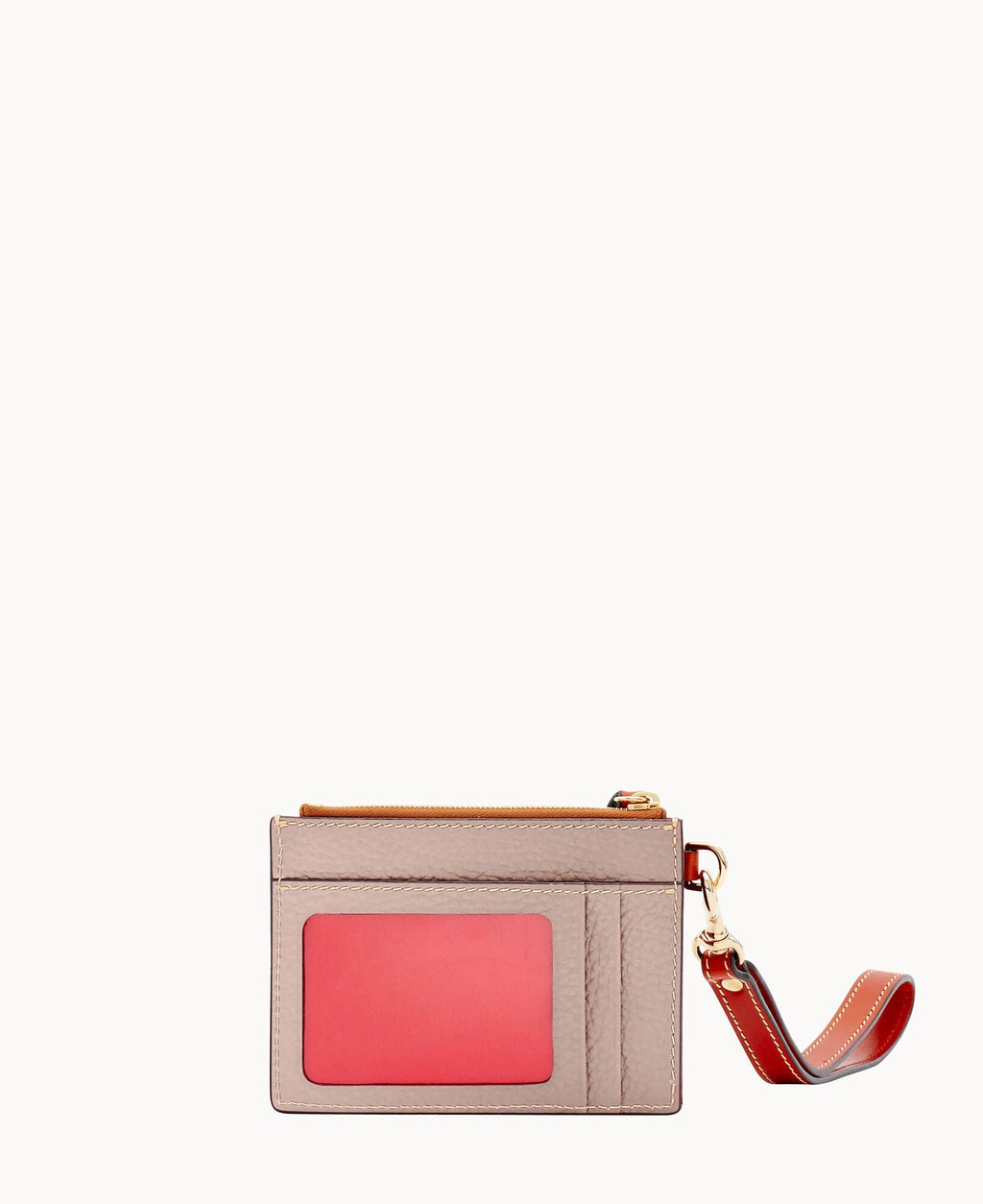 Pebble Grain Zip Top Card Case Wristlet - Image 80