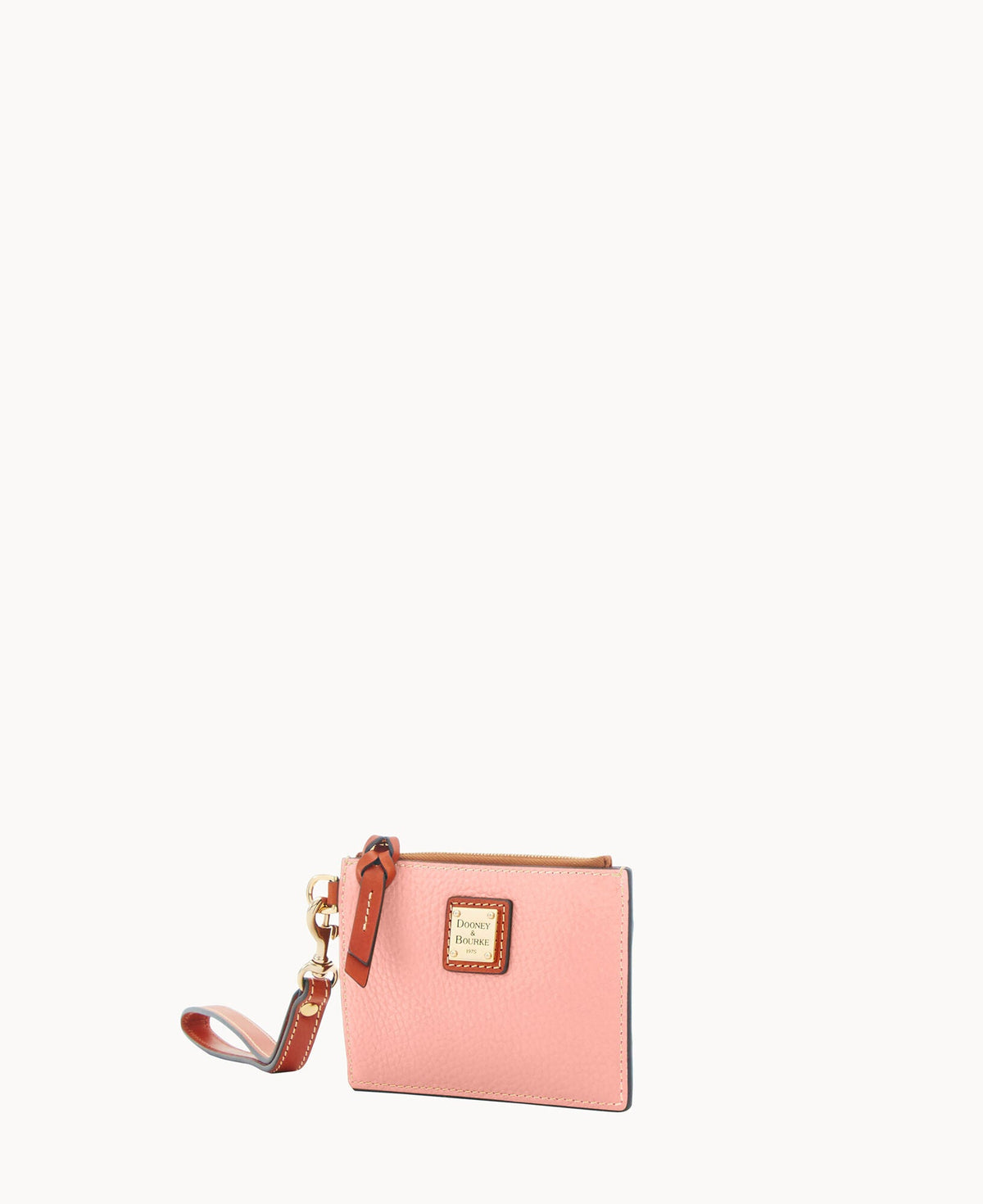 Pebble Grain Zip Top Card Case Wristlet - Image 82