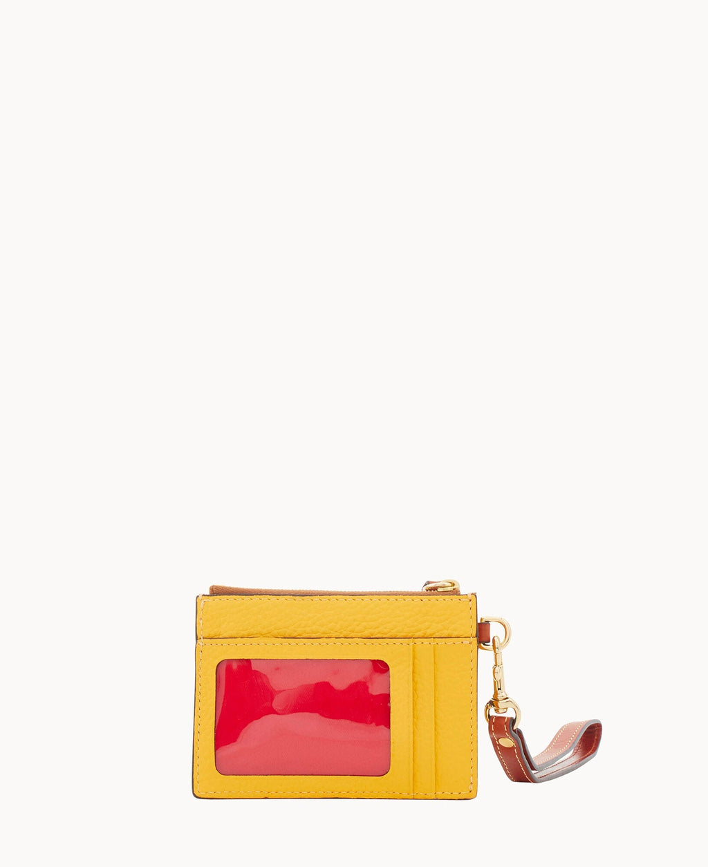 Pebble Grain Zip Top Card Case Wristlet - Image 111