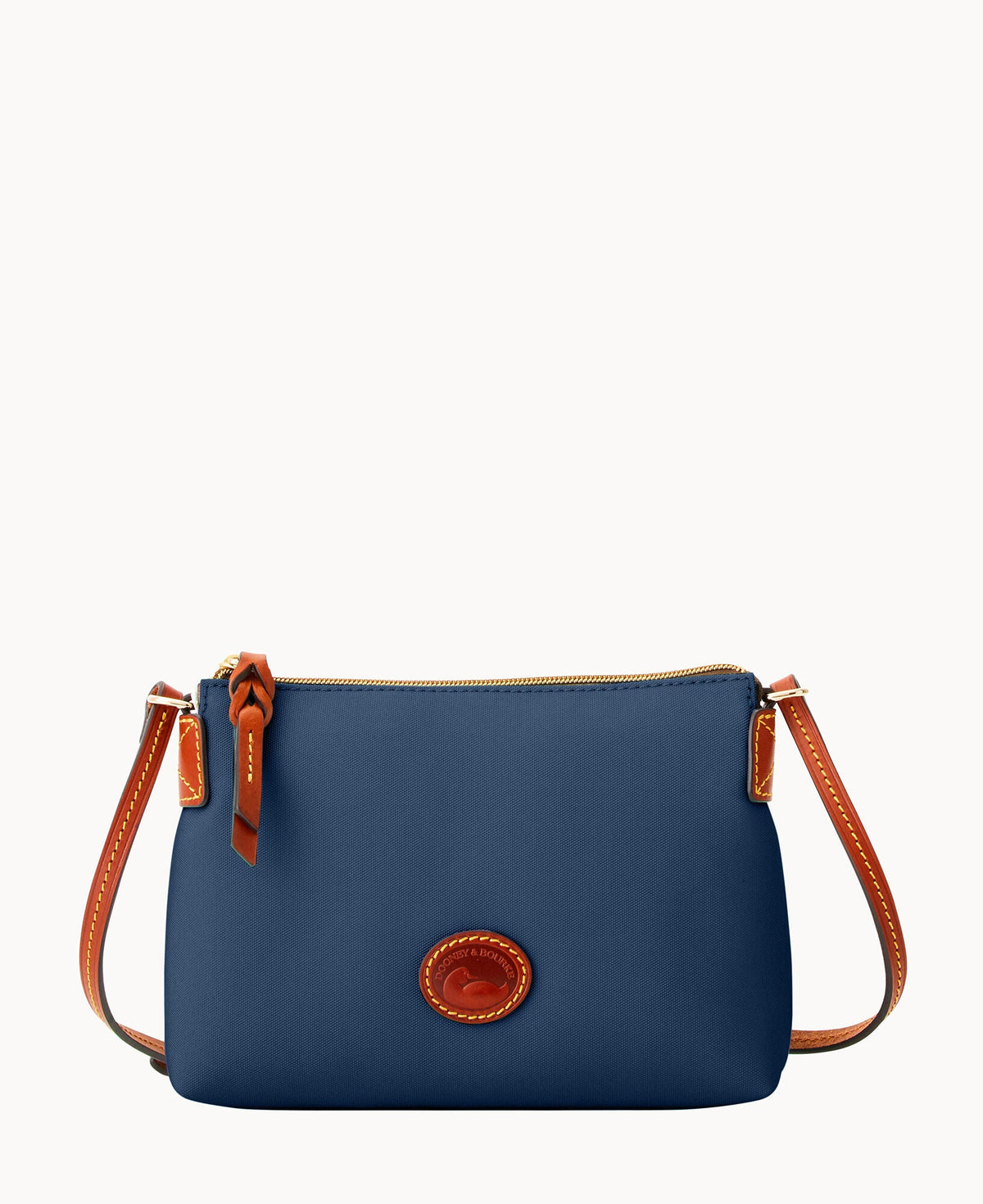 Nylon Crossbody Pouchette - Navy