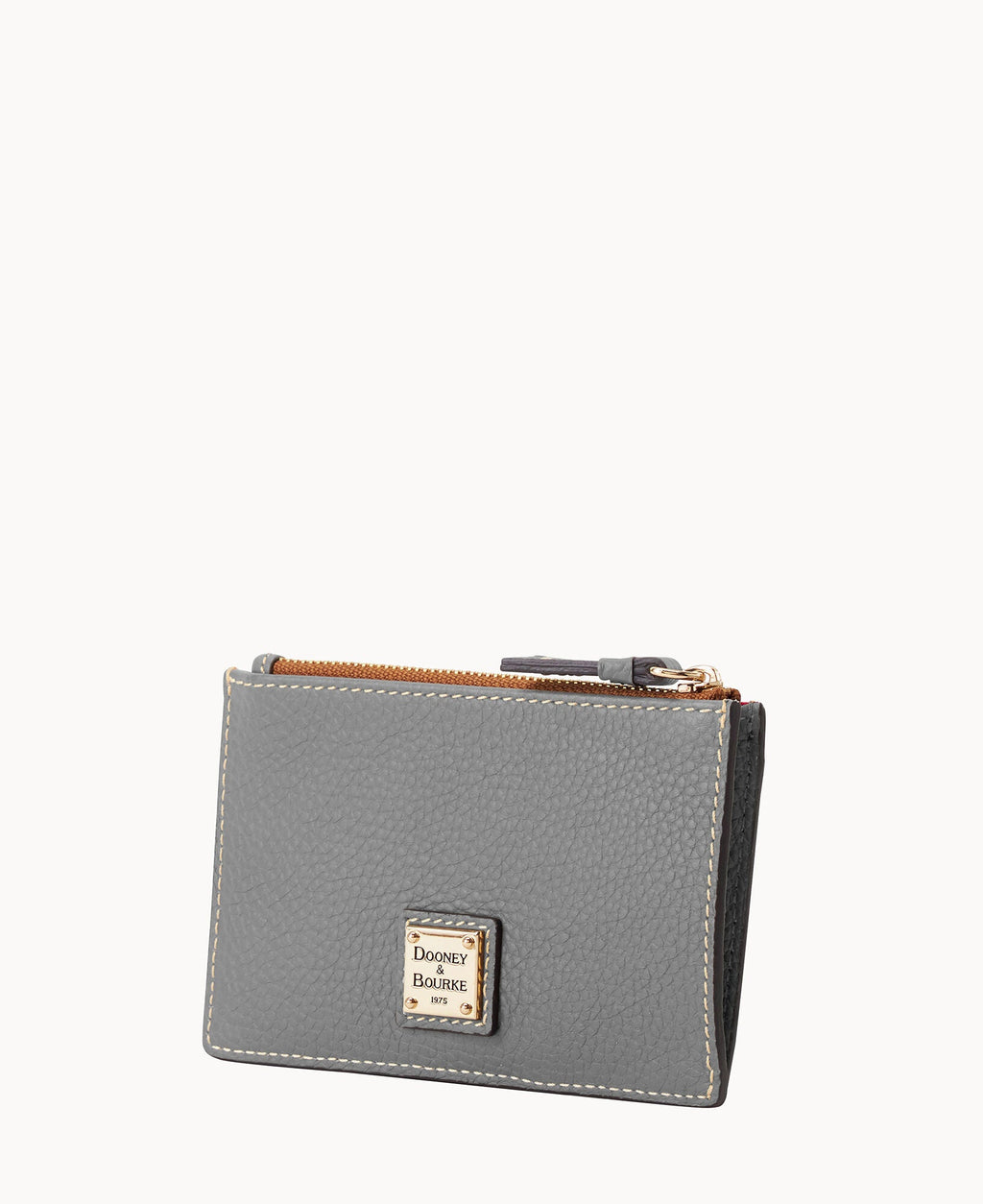 Pebble Grain Zip Credit Card Case - Image 38