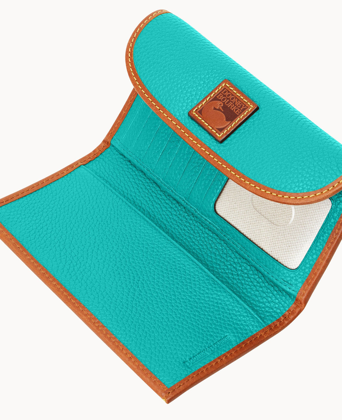 Pebble Grain Continental Clutch - Image 67