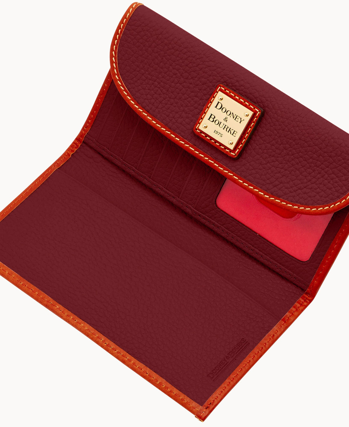 Pebble Grain Continental Clutch - Image 71