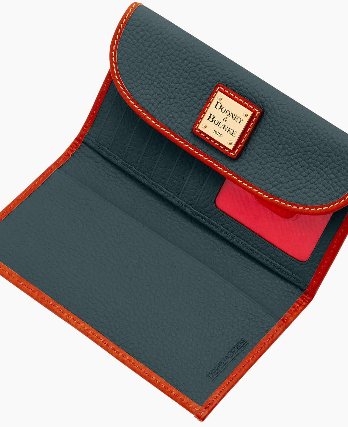Pebble Grain Continental Clutch - Image 63