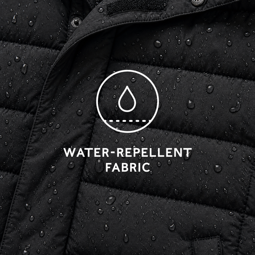 Wyness Womens Shower Resistant Insulated Jacket - Black - Image 10