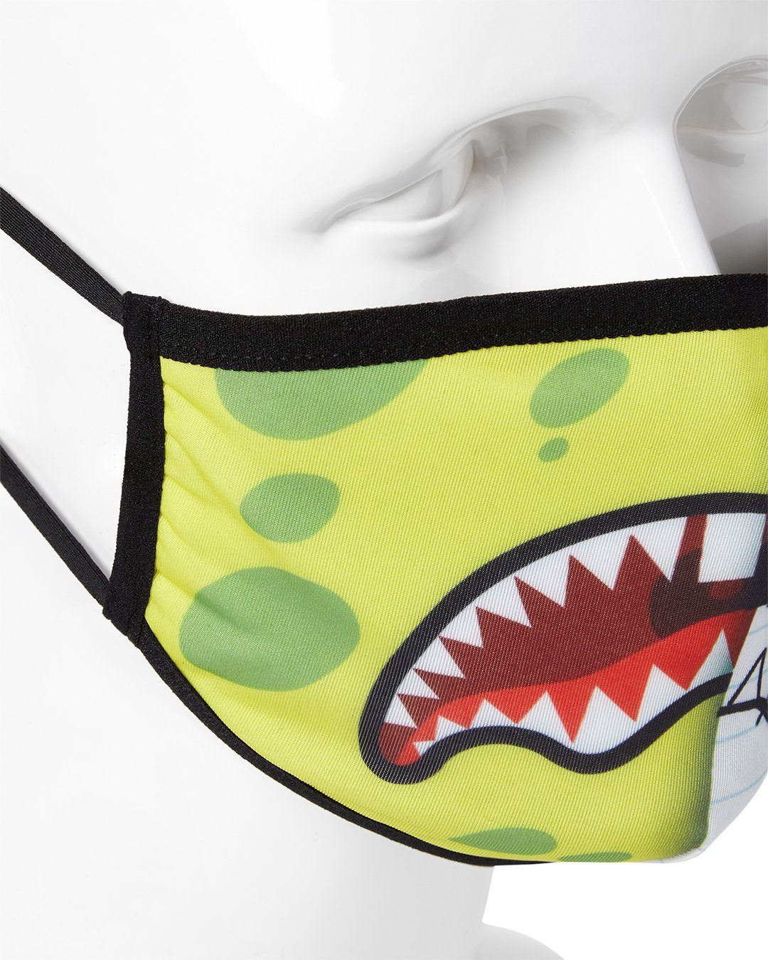 Adult Doodlebob Split Shark Form Fitting Face-Covering - Image 4