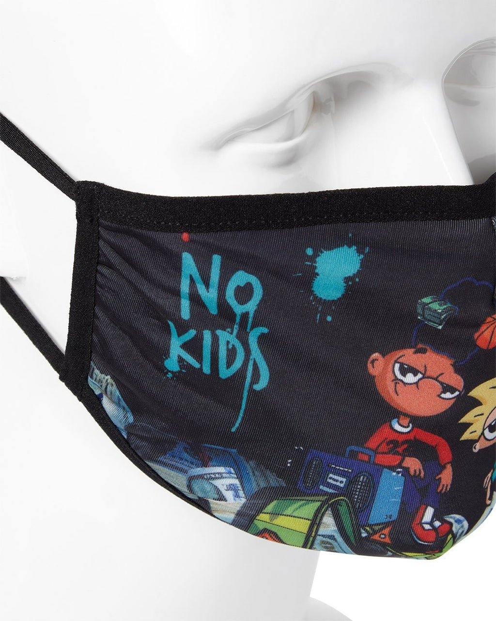 Adult Hey Arnold Money Stacks Form Fitting Face-Covering - Image 4
